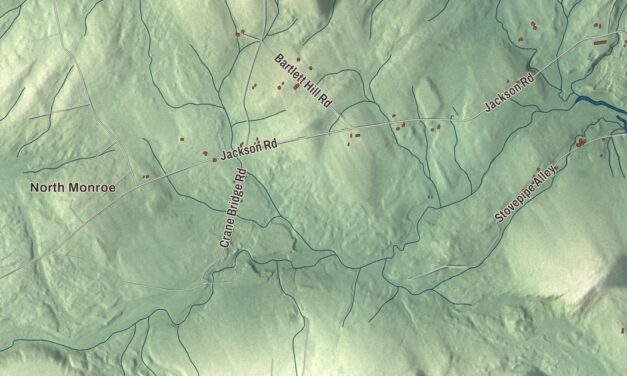 Map of Monroe, Maine