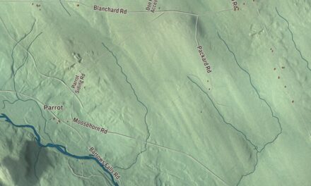 Map of Monson, Maine