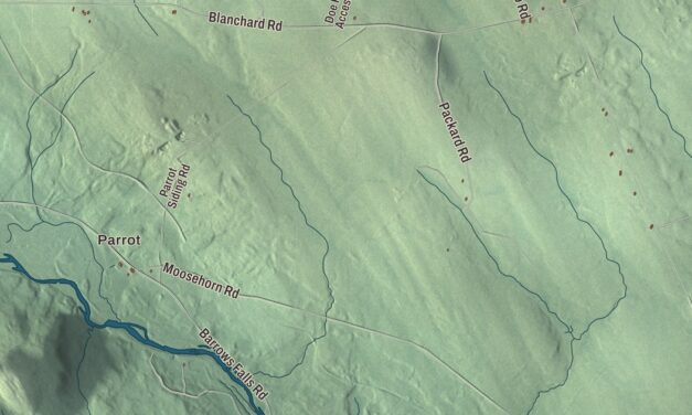 Map of Monson, Maine