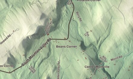 Map of Montville, Maine
