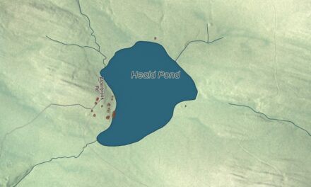 Map of Moose River, Maine
