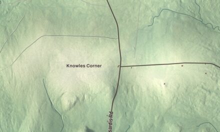 Map of Moro, Maine