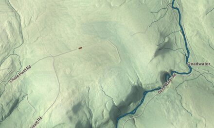 Map of Moscow, Maine