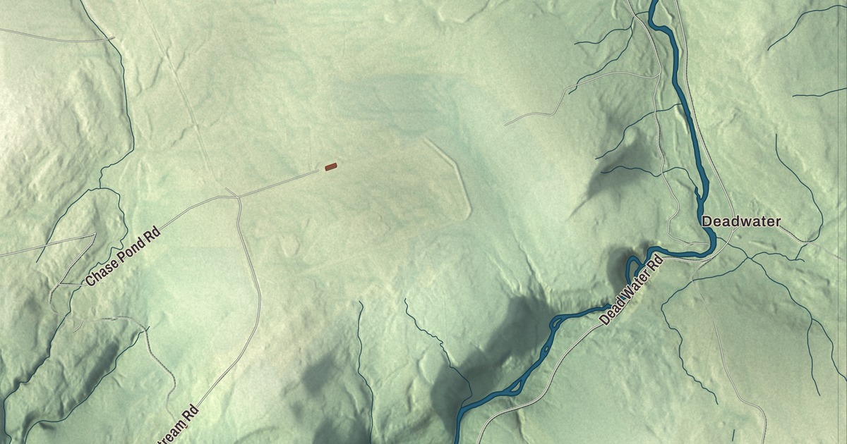 Map of Moscow, Maine