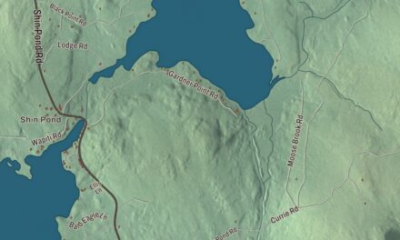 Map of Mount Chase, Maine