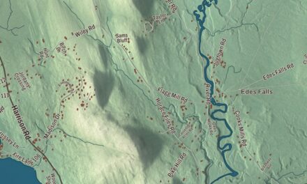 Map of Naples, Maine