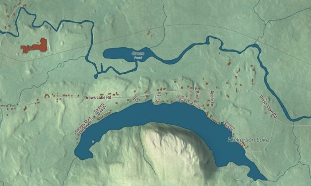Map of New Limerick, Maine