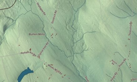 Map of New Sharon, Maine