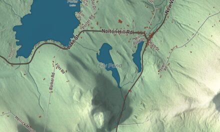 Map of New Vineyard, Maine
