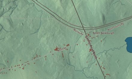 Map of Newburgh, Maine