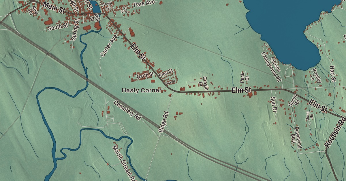 Map of Newport, Maine