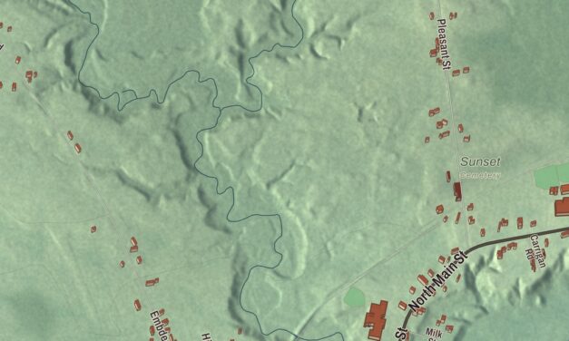 Map of North Anson, Maine