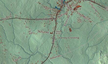 Map of North Berwick, Maine
