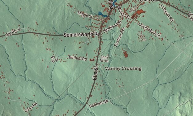 Map of North Berwick, Maine