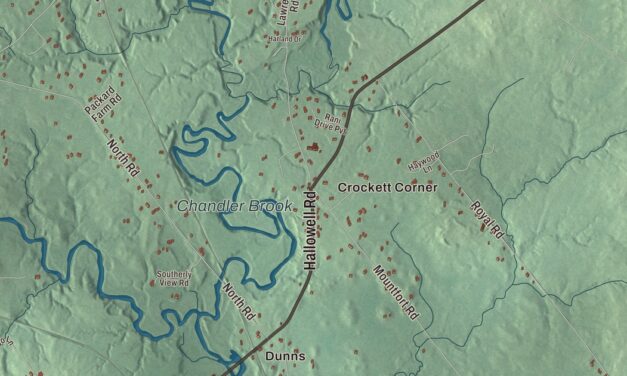 Map of North Yarmouth, Maine