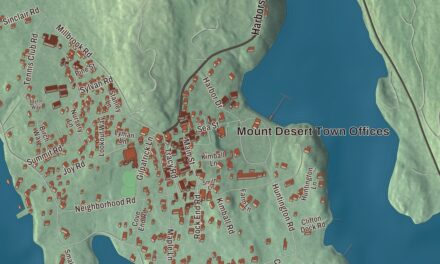 Map of Northeast Harbor, Maine