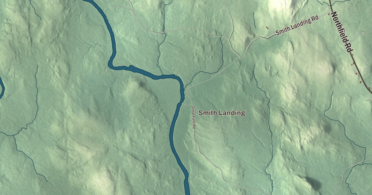 Map of Northfield, Maine