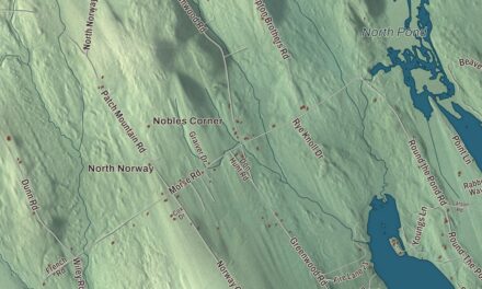 Map of Norway, Maine