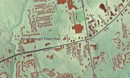 Map of Oak Hill, Maine