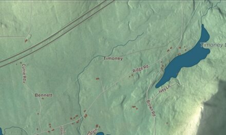 Map of Oakfield, Maine
