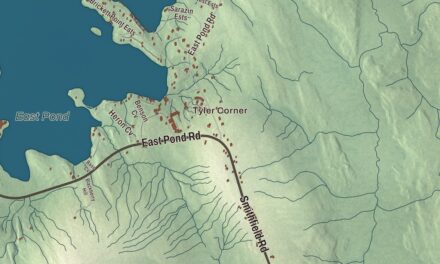 Map of Oakland, Maine