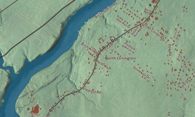Map of Orrington, Maine