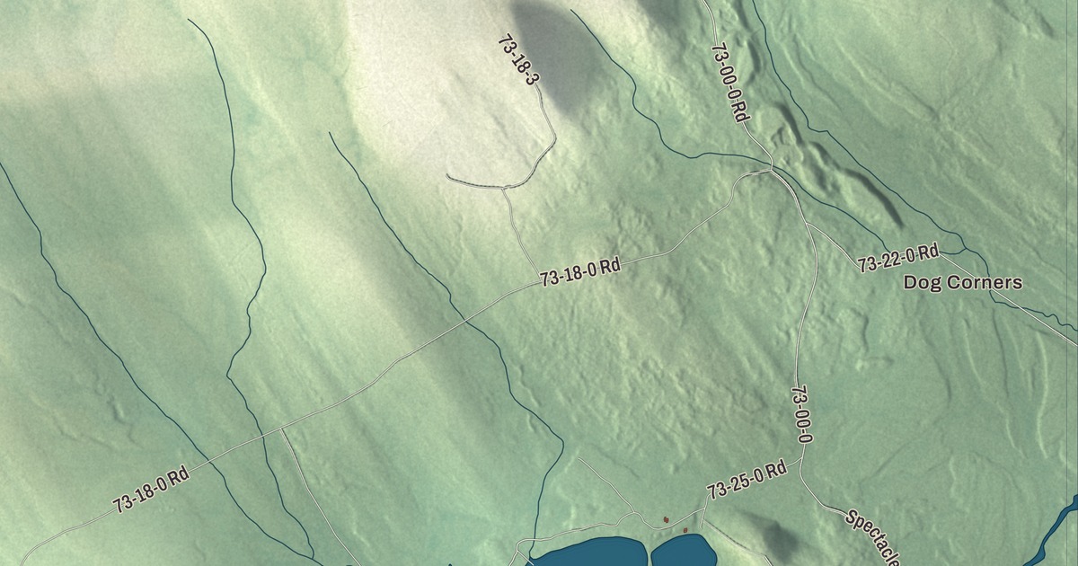 Map of Osborn, Maine