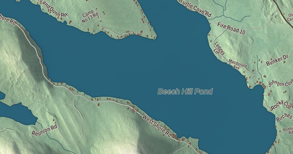 Map of Otis, Maine
