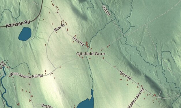 Map of Otisfield, Maine