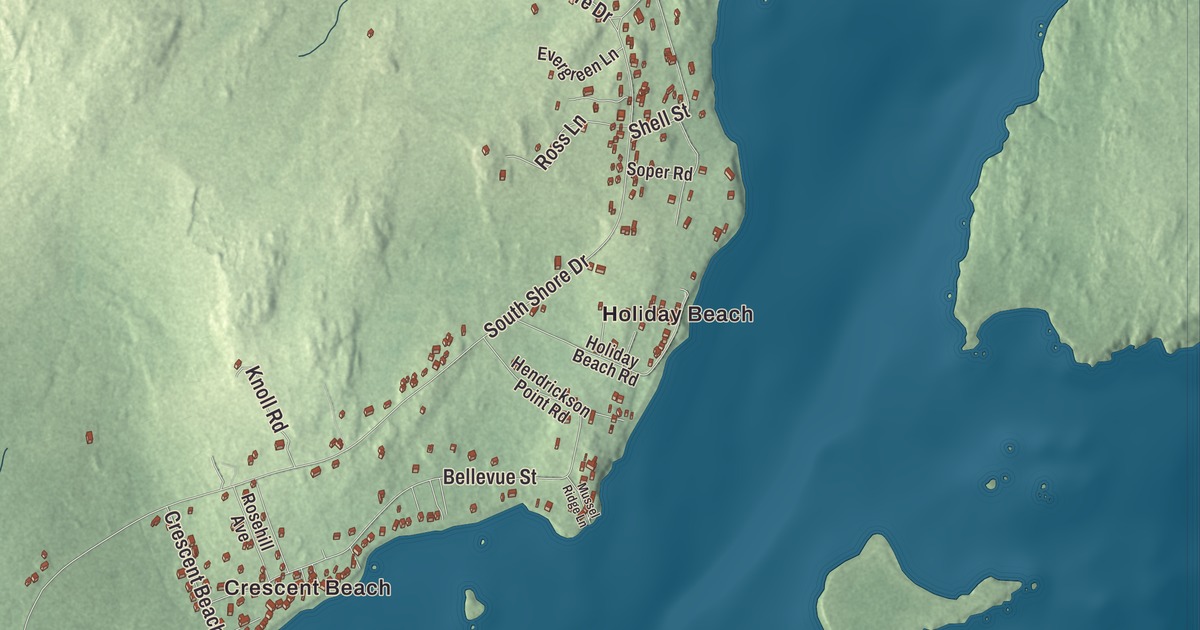 Map of Owls Head, Maine