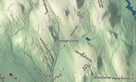 Map of Oxford, Maine
