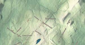 Close-up of the Palermo, Maine aerial map