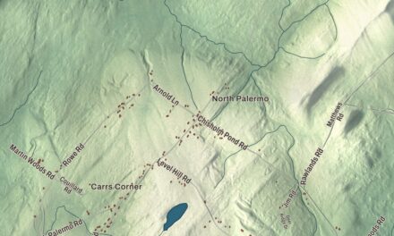 Map of Palermo, Maine