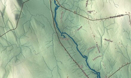 Map of Palmyra, Maine
