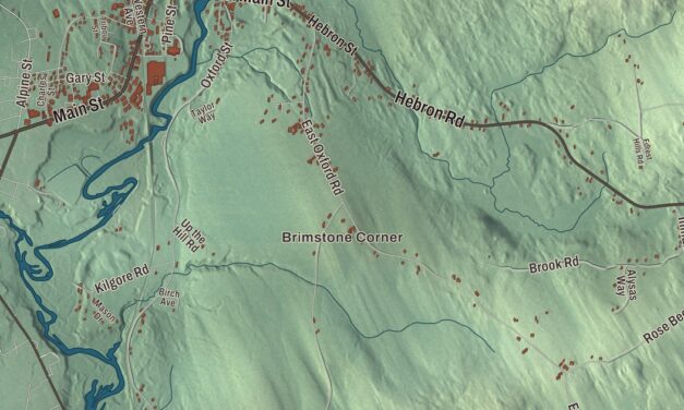 Map of Paris, Maine