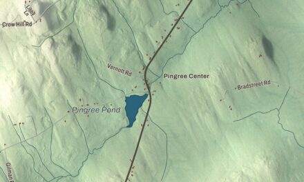 Map of Parkman, Maine