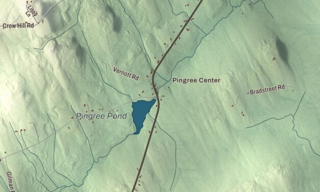Map of Parkman, Maine