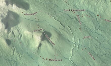 Map of Parsonsfield, Maine