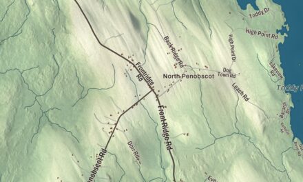 Map of Penobscot, Maine