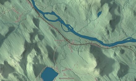 Map of Peru, Maine