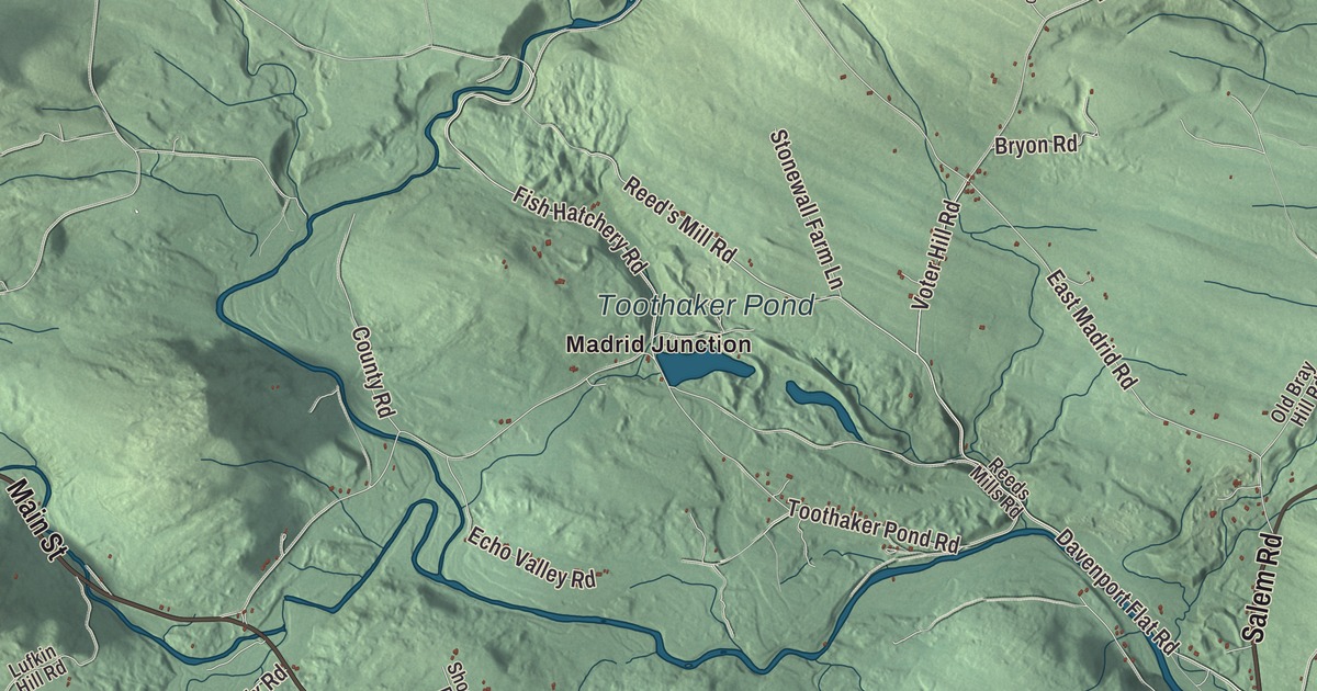 Map of Phillips, Maine