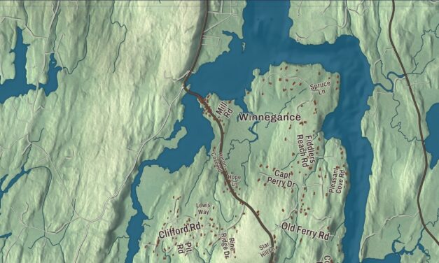 Map of Phippsburg, Maine