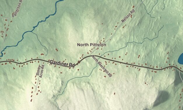 Map of Pittston, Maine