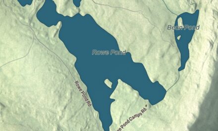 Map of Pleasant Ridge, Maine