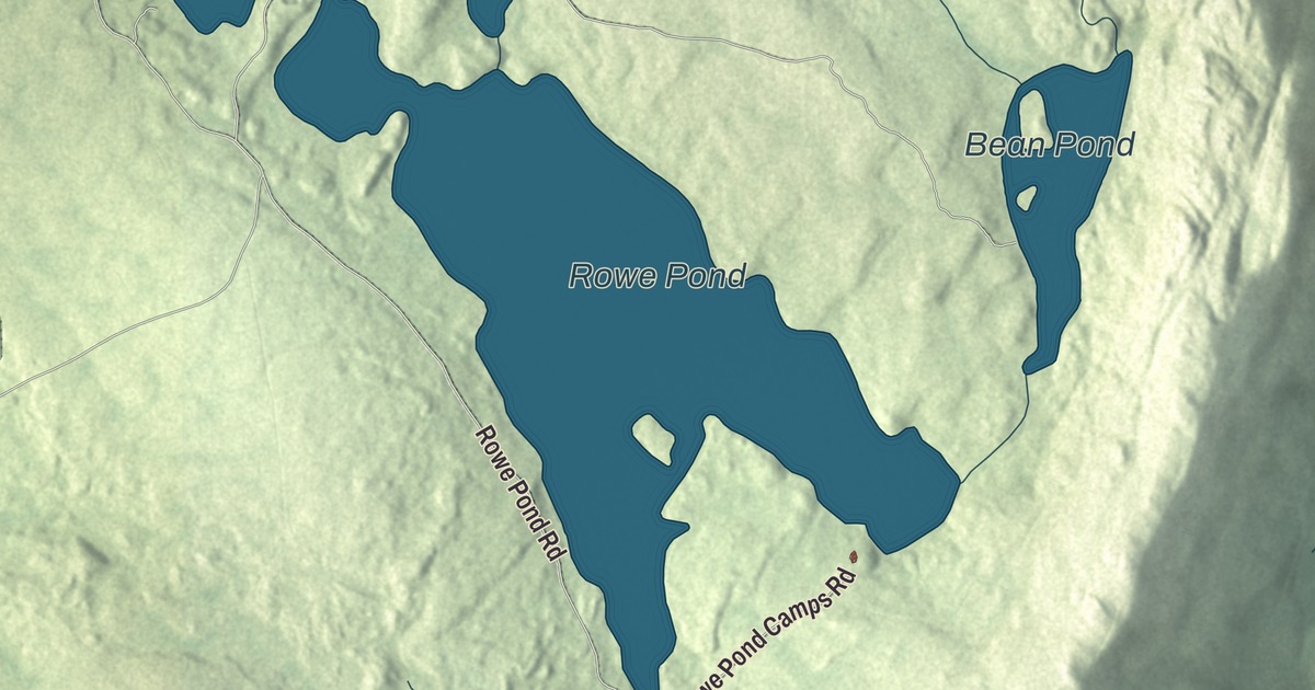 Map of Pleasant Ridge, Maine