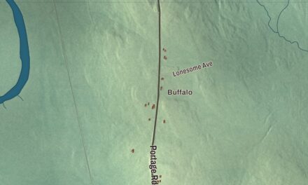 Map of Portage Lake, Maine