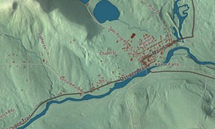 Map of Porter, Maine