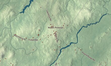 Map of Pownal, Maine