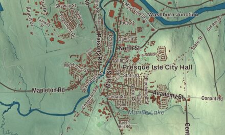 Map of Presque Isle, Maine