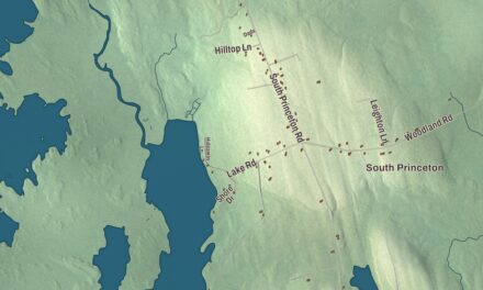 Map of Princeton, Maine